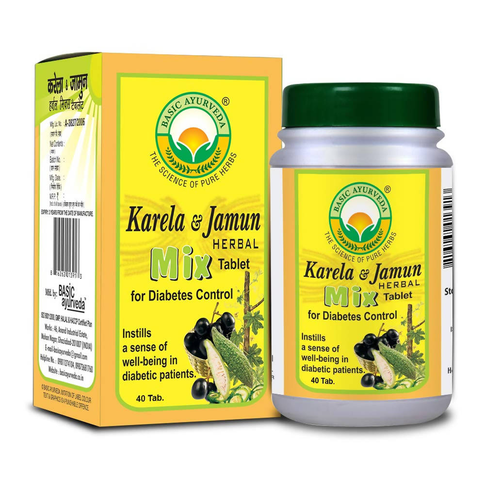 basic-ayurveda-karela-&-jamun-herbal-mix-tablet