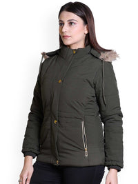 Thumbnail for hooded-fur-lightweight-parka-jacket