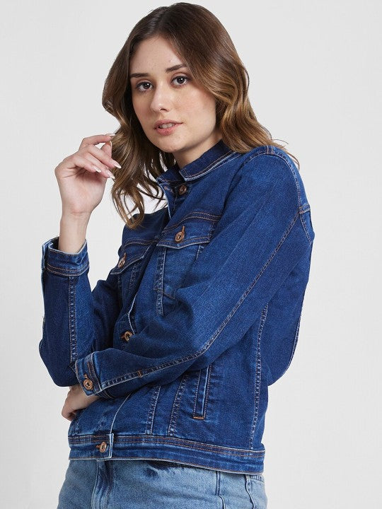 spread-collar-denim-jacket-with-embroidered