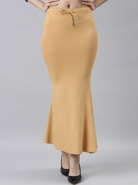 Thumbnail for Side Slit High-Rise Stretchable Viscose Saree Skirt
