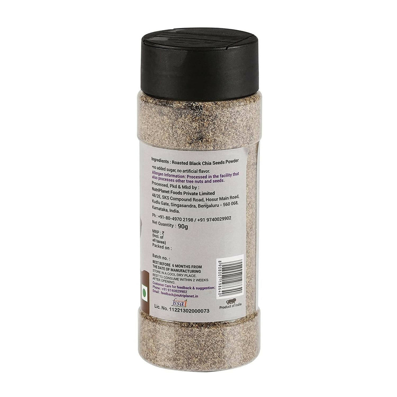 Fulsome Black Chia Seeds Powder (Roasted)