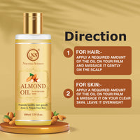Thumbnail for Nuerma Science Pure Almond Hair Oil for Natural Hair Growth