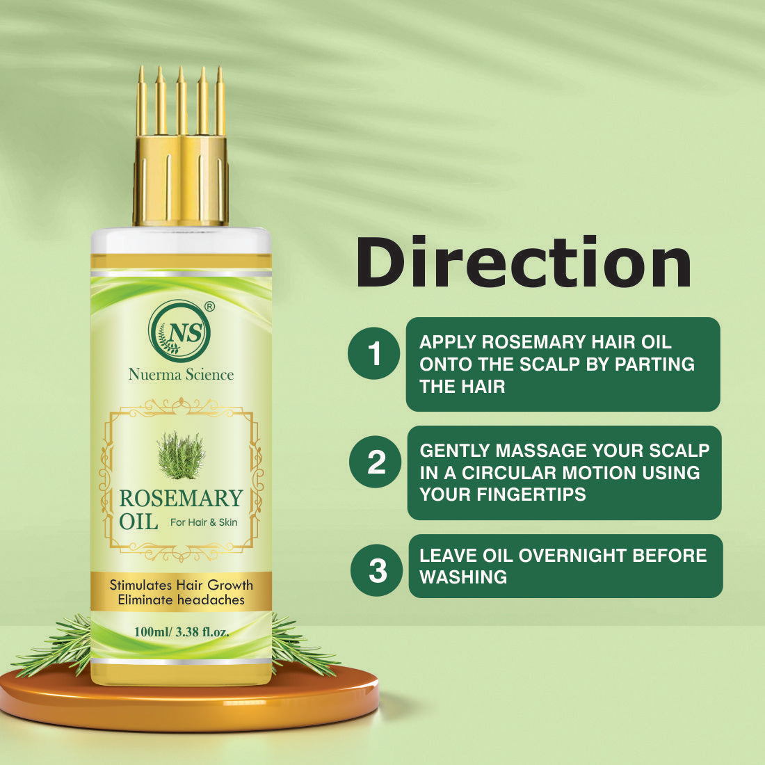 Nuerma Science Rosemary Hair Oil for Anti