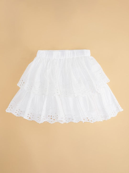 girls-flared-knee-length-pure-cotton-skirts