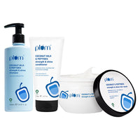 Thumbnail for plum-coconut-milk-&-peptides-shampoo,-conditioner-and-hair-mask-ki