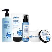 Thumbnail for plum-coconut-milk-&-peptides-shampoo,-conditioner,-hair-mask-and-hair-seru