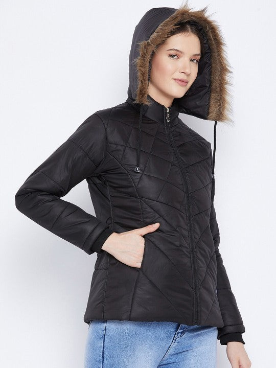 Women Mustard Insulator Puffer Jacket