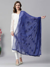 Thumbnail for Embroidered Chiffon Dupatta