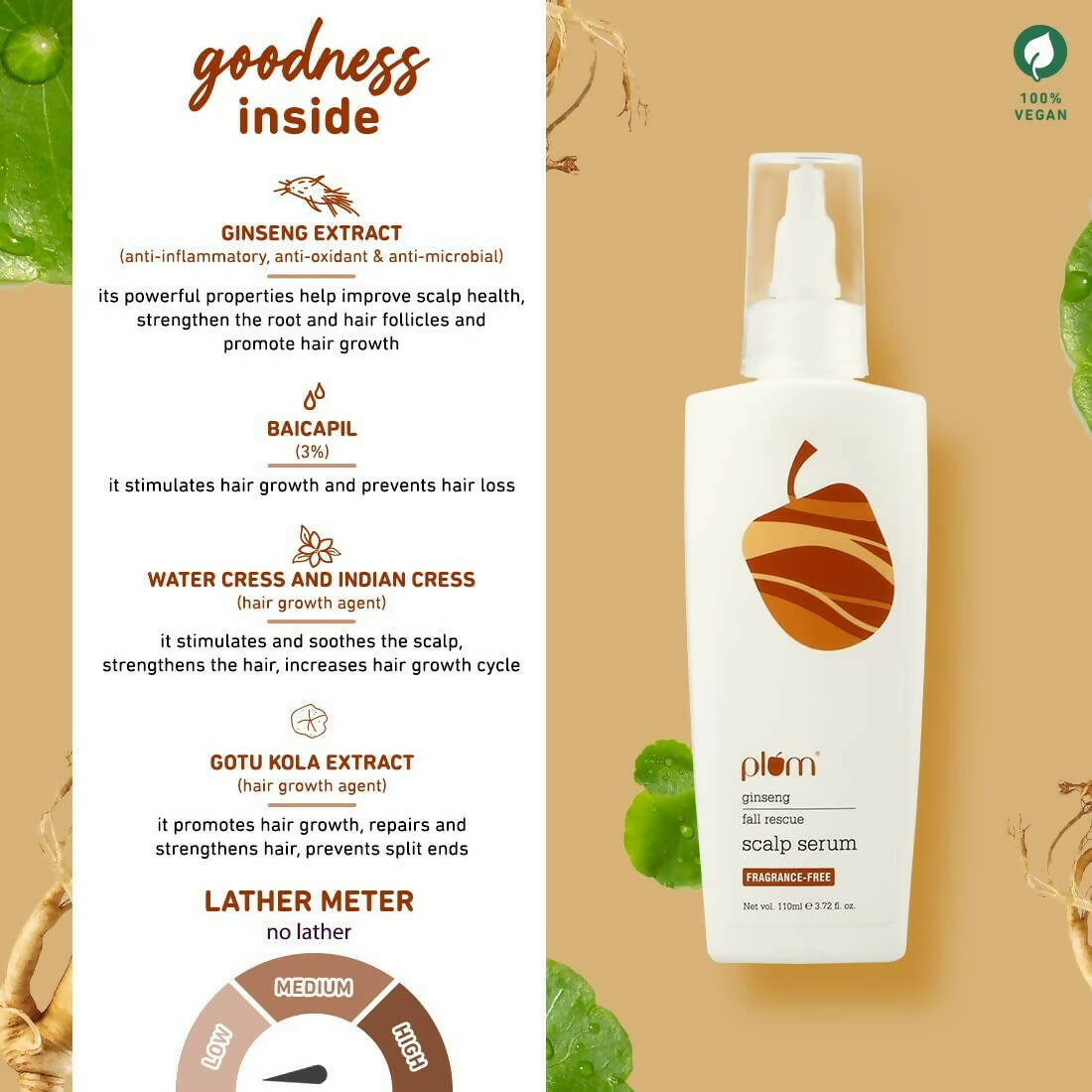 Plum Ginseng Fall Rescue Scalp Serum