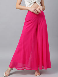 Thumbnail for Flared Georgette Ethnic Palazzos