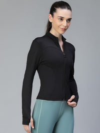 Thumbnail for Women Lightweight Crop Training or Gym Sporty Jacket