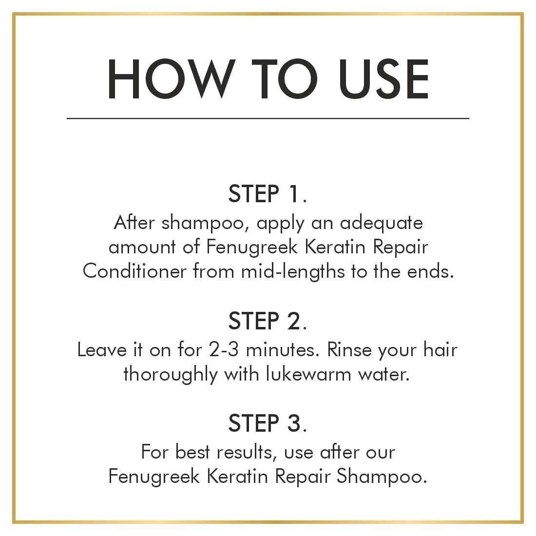 Nuerma Science Keratin Repair Fenugreek Hair Conditioner for Stronger, Thicker & Non