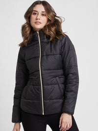 Thumbnail for stand-collar-padded-jacket-with-zip-detailing