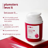 Thumbnail for Plum 0.3% Glycolic Acid & Cherry Blossom Frizz Control Hair Serum Creme