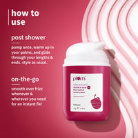 Thumbnail for Plum 0.3% Glycolic Acid & Cherry Blossom Frizz Control Hair Serum Creme