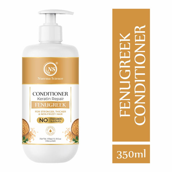 Nuerma Science Keratin Repair Fenugreek Hair Conditioner for Stronger, Thicker & Non