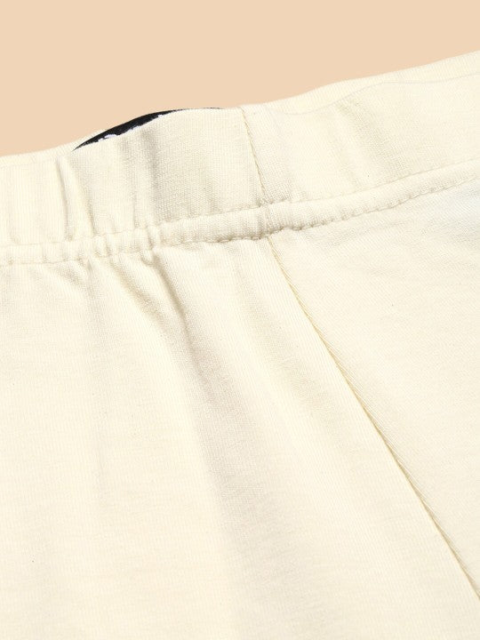 Pure Cotton Ankle-Length Leggings