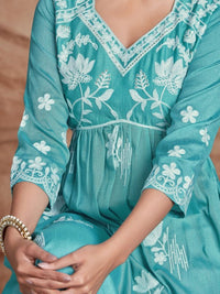 Thumbnail for Women Chikankari Embroidery Kurta
