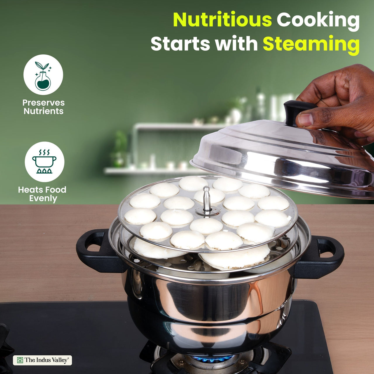 Veg Steaming Set, Tri