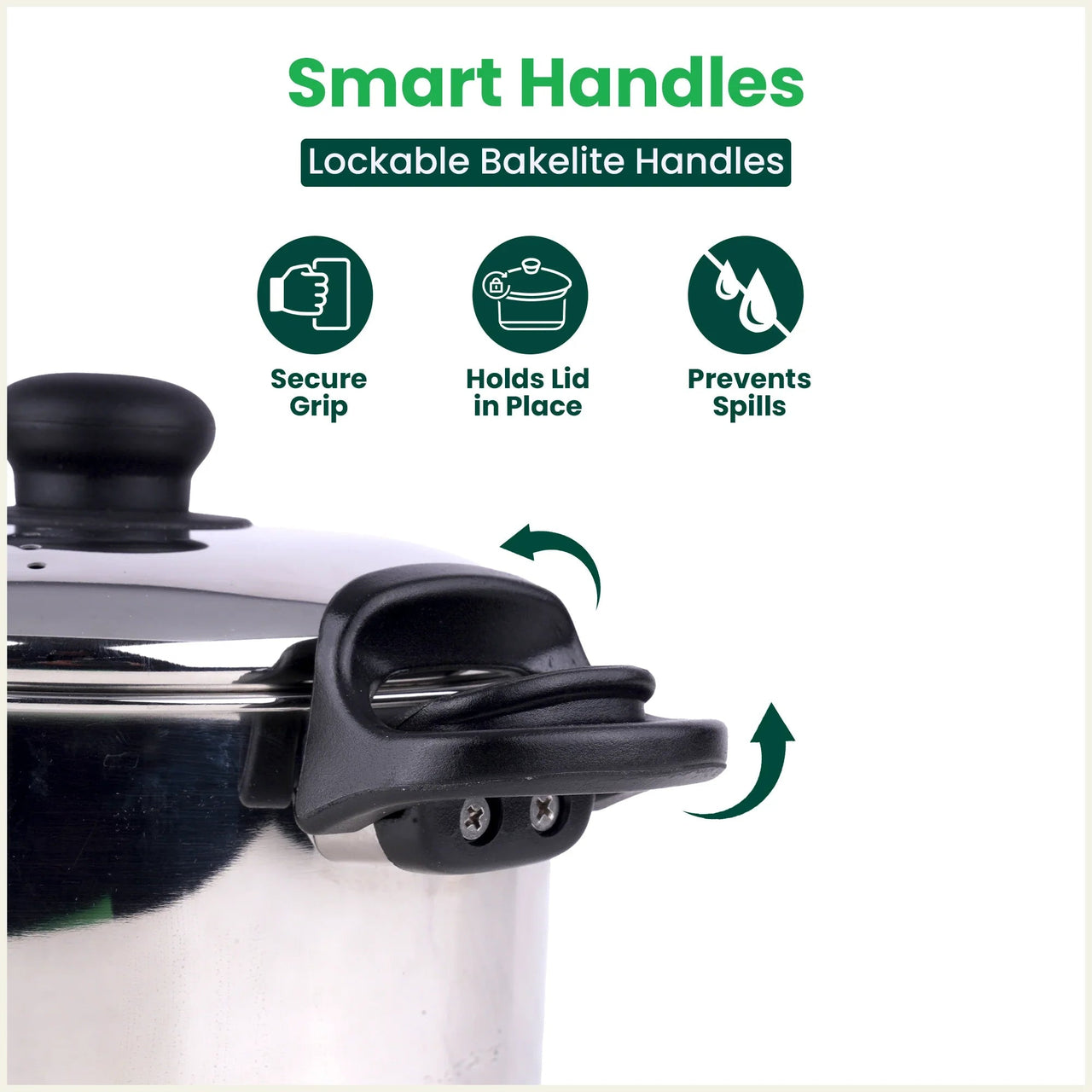 Veggies Boiler Pot, Steamer Cooker, Induction & Gas, 1.08 Kg, 19cm, 3.5 L
