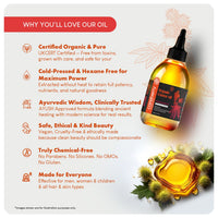Thumbnail for Careberry Organic Cold Pressed Castor Oil (Arandi Oil)
