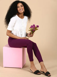 Thumbnail for Cotton Ankle-Length Leggings