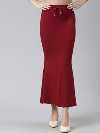 Thumbnail for Side Slit High-Rise Stretchable Viscose Saree Skirt