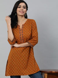 Thumbnail for Women Maroon Printed Tunic