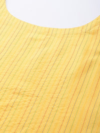 Thumbnail for Women Ethnic Motifs Printed Kantha Work Dobby Kurta