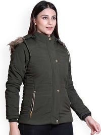 Thumbnail for hooded-fur-lightweight-parka-jacket