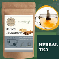 Thumbnail for Satvi Wellness Barley Cinnamon Tea | Barley Seed With Ginger Herbal Tea