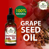 Thumbnail for Luxura Sciences Organic Grape Seed Oil, 100% Pure, Natural & Cold