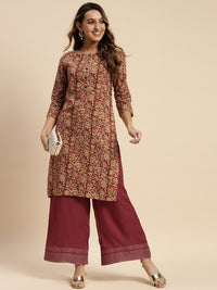 Thumbnail for Women Flared Ethnic Palazzos