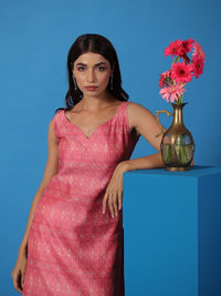 Thumbnail for Women Yellow & White Pure Cotton Floral Printed Floral Kurta