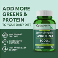 Thumbnail for Carbamide Forte Organic Spirulina Tablets