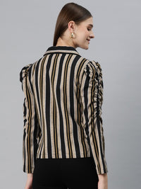 Thumbnail for striped-open-front-jacket-with-embroidered-detail