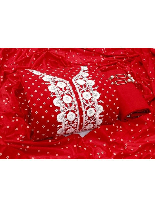 women-red-&-white-printed-pure-cotton-unstitched-dress-material
