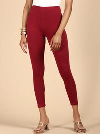 Thumbnail for Cotton Ankle-Length Leggings