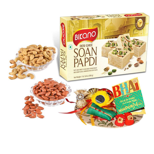 bikano-soan-papdi-and-dryfruits-rakhi-gift