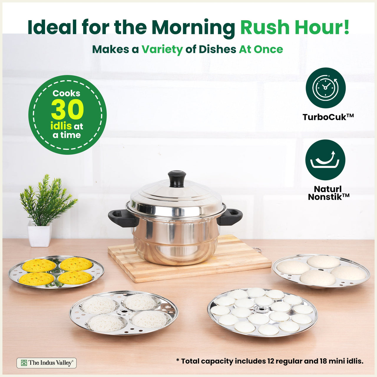 Veg Steaming Set, Tri