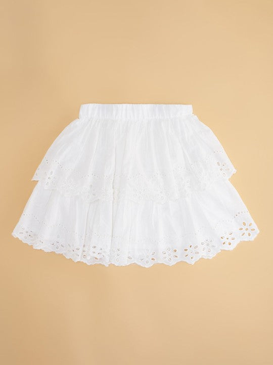 girls-flared-knee-length-pure-cotton-skirts