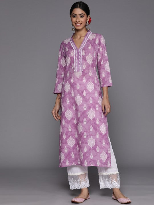 Women Ethnic Motifs Printed Cotton Kurta