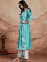 Thumbnail for Women Chikankari Embroidery Kurta