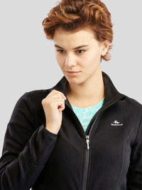 Thumbnail for women-black-solid-insulator-sporty-jacket