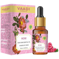 Thumbnail for vaadi-herbals-rose-100%-pure-essential-oil-therapeutic-grade-10-m