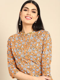 Thumbnail for Women Striped Cotton Kurta