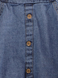 Thumbnail for girls-denim-flared-knee-length-skirts