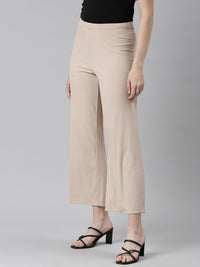 Thumbnail for Women Black Knitted Palazzos