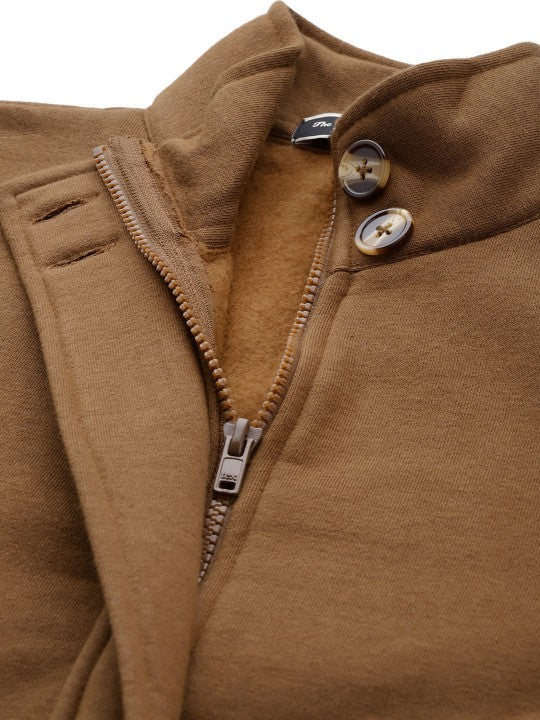 women-brown-solid-tailored-jacket
