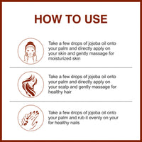Thumbnail for She Essentials Pure Cold Pressed Natural Unrefined Jojoba Oil For Face, Hair & Skin